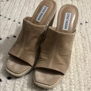 Steve Madden Urge Tan Women's Wedge Sandals